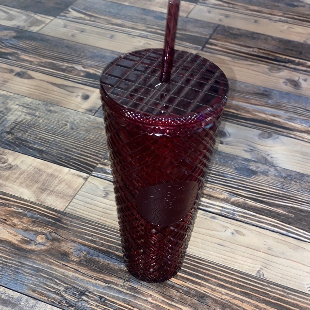 Starbucks Red Merlot 2022 Jeweled Holiday Tumbler 24oz